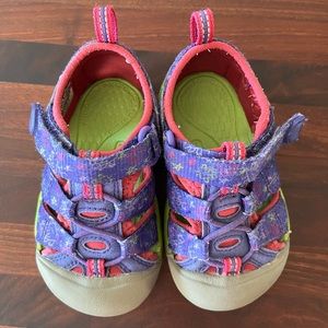 Keen Liberty Monsters Sandals.  Baby Newport H2 Water Shoes. Toddler size 5.